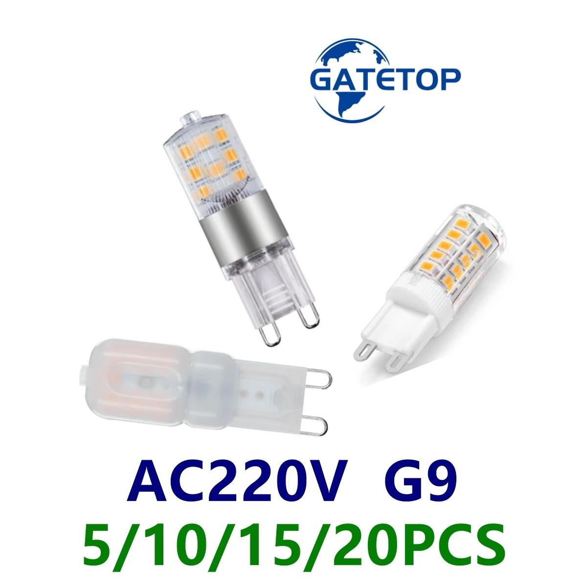 LED ̴ G9  , ſ   Ʈκ,   , 20W 50W ҷΰ  ü , AC220V, 3W, 5-20 